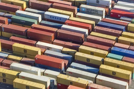 Aerial Image of SHIPPING CONTAINERS