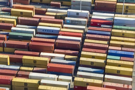 Aerial Image of SHIPPING CONTAINERS