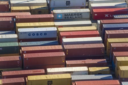 Aerial Image of SHIPPING CONTAINERS