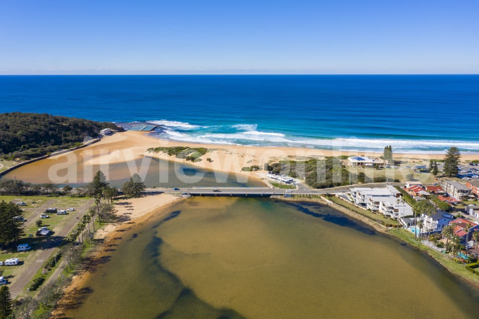 Aerial Image of Narrabeen Beach and Lake