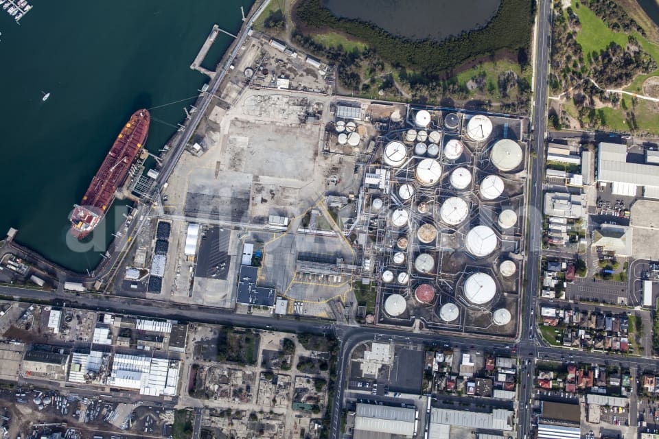 Aerial Image of Mobil Oil Terminal