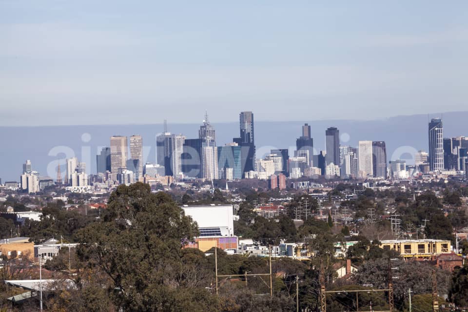 Aerial Image of Melbourne From Brunswick