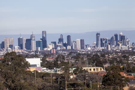 Aerial Image of MELBOURNE FROM BRUNSWICK