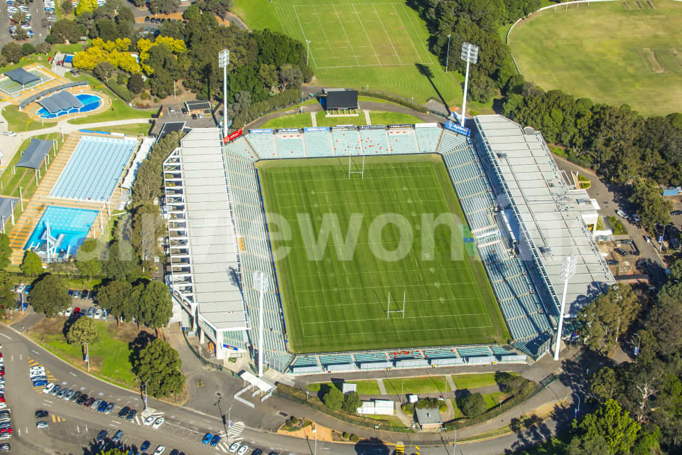 Aerial Image of Pirtek Stadium Parramatta