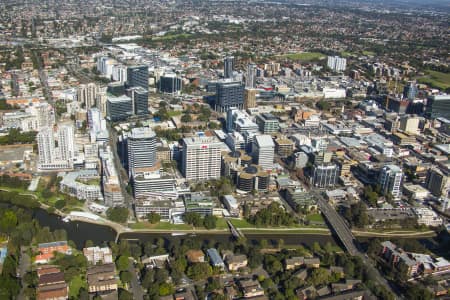 Aerial Image of PARRAMATTA CBD