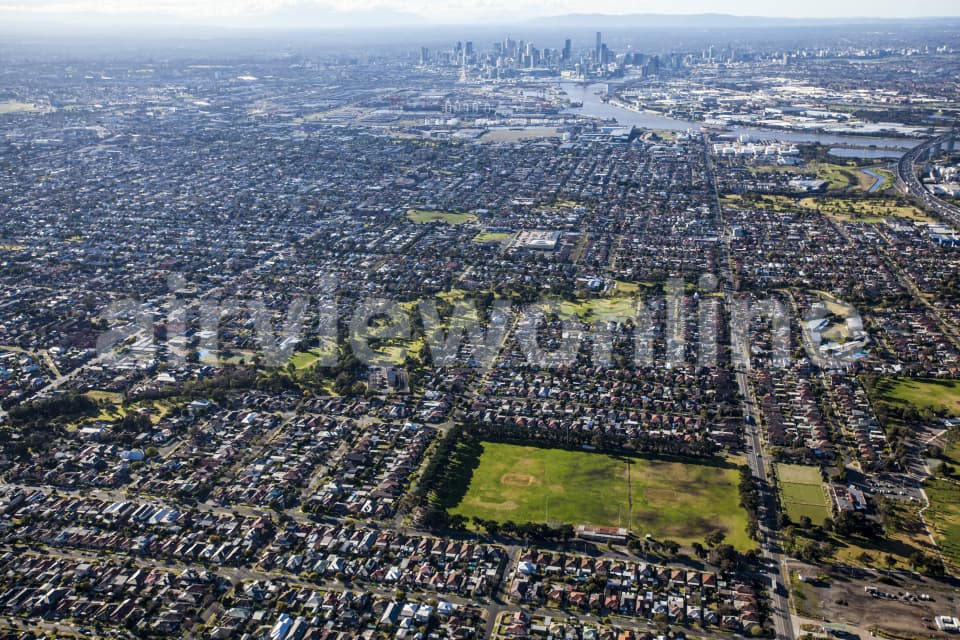 Aerial Image of Yarraville To The CBD