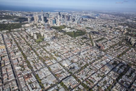 Aerial Image of JOHNSON STREET, FITZROY