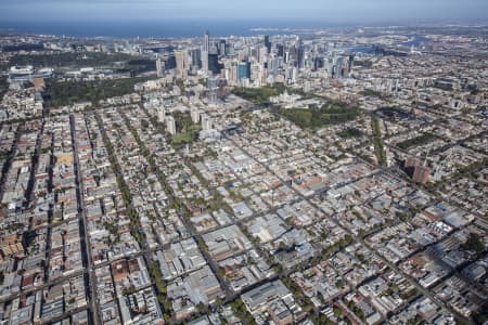Aerial Image of JOHNSON STREET, FITZROY