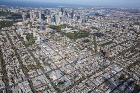 Aerial Image of JOHNSON STREET, FITZROY