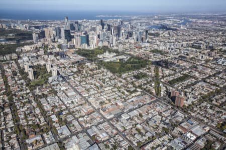Aerial Image of JOHNSON STREET, FITZROY