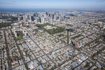 Aerial Image of JOHNSON STREET, FITZROY