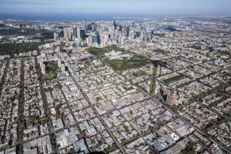 Aerial Image of JOHNSON STREET, FITZROY