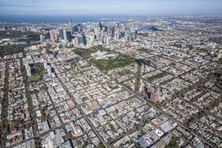 Aerial Image of JOHNSON STREET, FITZROY