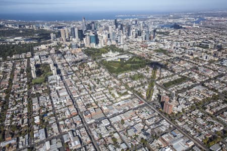 Aerial Image of JOHNSON STREET, FITZROY