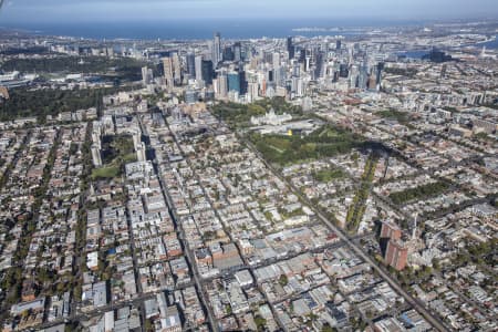 Aerial Image of JOHNSON STREET, FITZROY