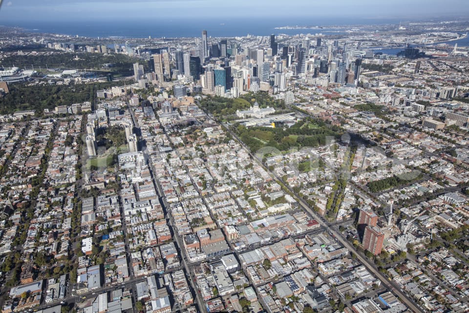 Aerial Image of Johnson Street, Fitzroy
