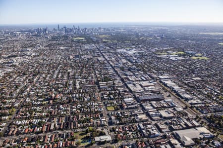 Aerial Image of BRUNSWICK LOOKING TO CBD