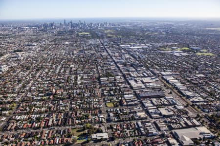 Aerial Image of BRUNSWICK LOOKING TO CBD