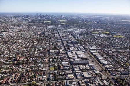 Aerial Image of BRUNSWICK LOOKING TO CBD