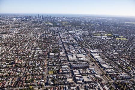 Aerial Image of BRUNSWICK LOOKING TO CBD