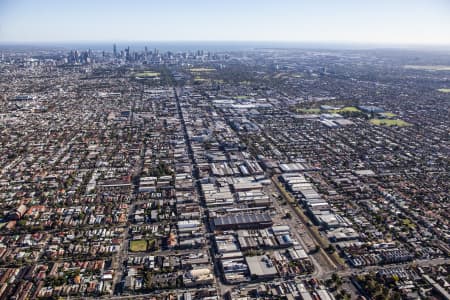 Aerial Image of BRUNSWICK LOOKING TO CBD