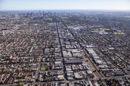 Aerial Image of BRUNSWICK LOOKING TO CBD