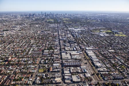 Aerial Image of BRUNSWICK LOOKING TO CBD