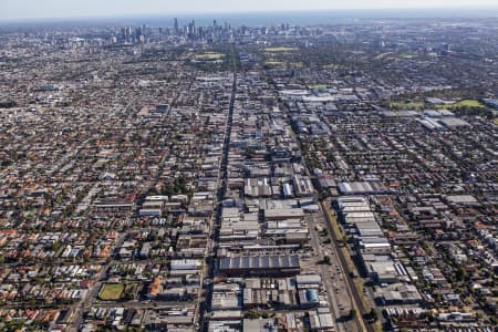 Aerial Image of BRUNSWICK LOOKING TO CBD