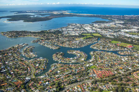 Aerial Image of SYLVANIA WATERS