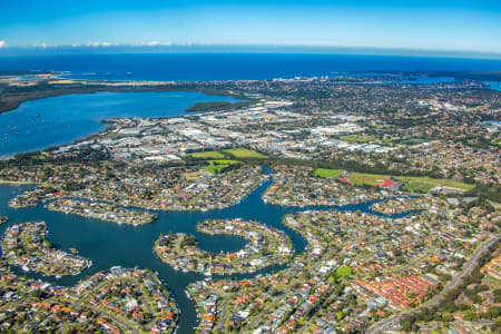 Aerial Image of SYLVANIA WATERS