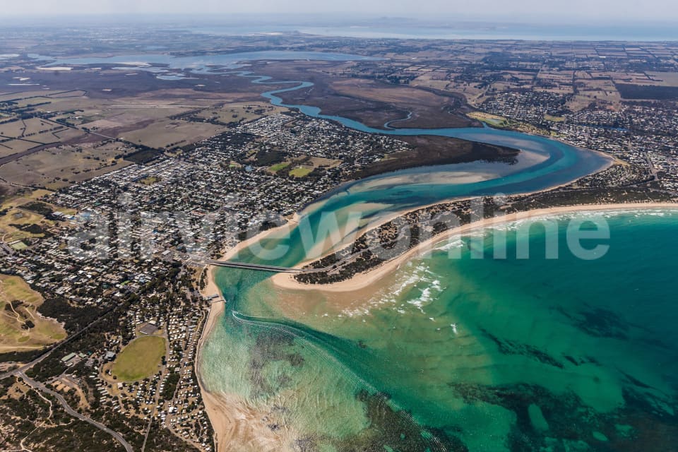 Aerial Image of Barwon Heads In Victoria