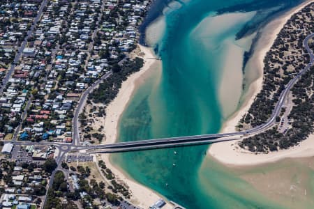 Aerial Image of BARWON HEADS IN VICTORIA