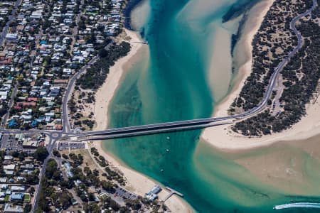 Aerial Image of BARWON HEADS IN VICTORIA