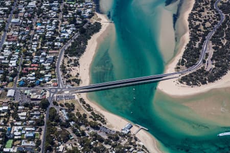 Aerial Image of BARWON HEADS IN VICTORIA