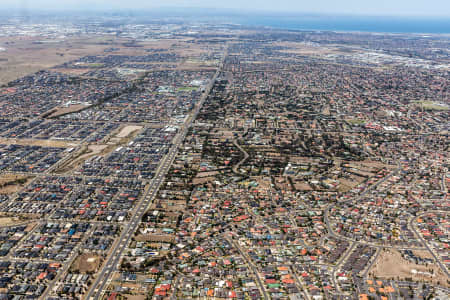 Aerial Image of HOPPER CROSSING & TARNIET LOOKING TOWARDS MELBOURNE.