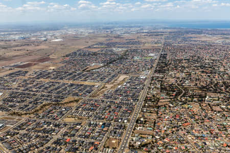 Aerial Image of HOPPER CROSSING & TARNIET LOOKING TOWARDS MELBOURNE.