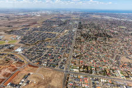 Aerial Image of HOPPER CROSSING & TARNIET LOOKING TOWARDS MELBOURNE.