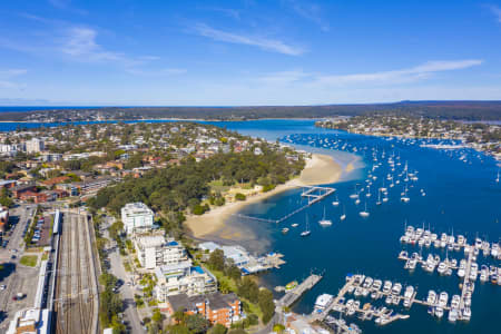 Aerial Image of CRONULLA STATION