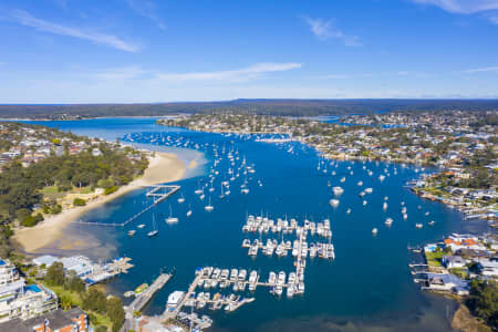 Aerial Image of CRONULLA WHARF