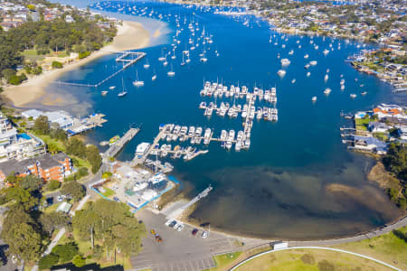 Aerial Image of CRONULLA WHARF