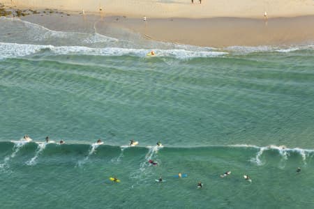 Aerial Image of SURFING SERIES - BONDI DAWN