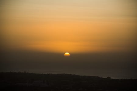 Aerial Image of SUNRISE OVER SYDNEY\'S EAST