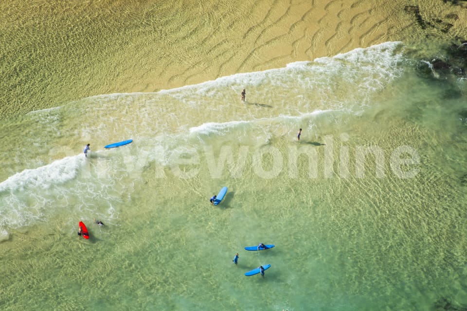 Aerial Image of Surfing Series - Bondi Surf School
