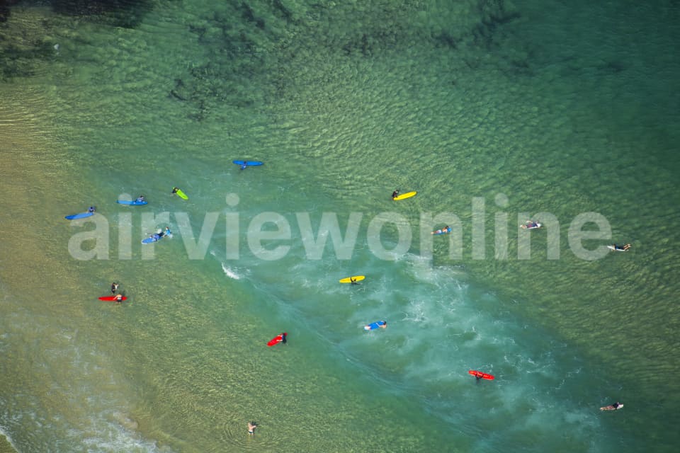 Aerial Image of Surfing Series - Bondi Surf School
