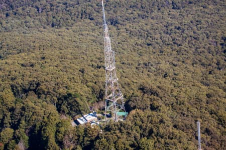 Aerial Image of TV AND RADIO TOWERS AT MOUNT DANDENONG