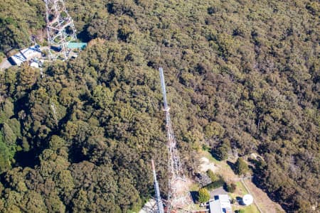 Aerial Image of TV AND RADIO TOWERS AT MOUNT DANDENONG