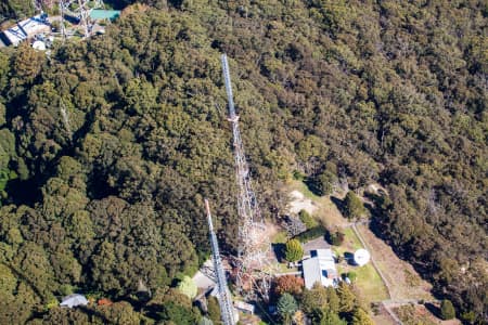 Aerial Image of TV AND RADIO TOWERS AT MOUNT DANDENONG