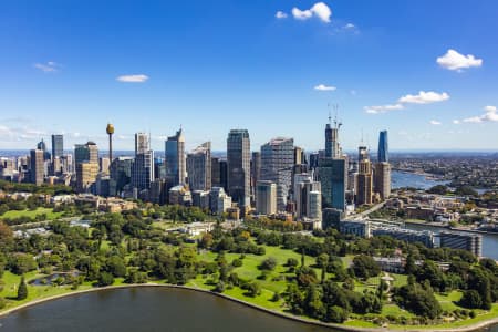 Aerial Image of EASTERN SIDE OF SYDNEY CBD