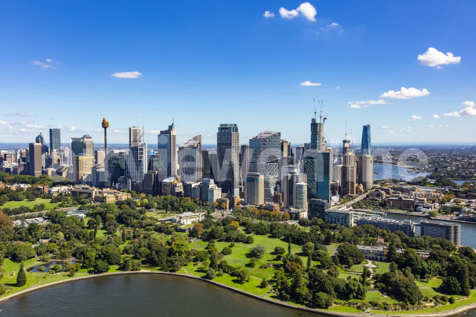 Aerial Image of Eastern Side of Sydney CBD