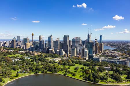 Aerial Image of EASTERN SIDE OF SYDNEY CBD